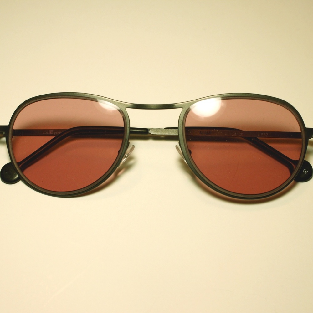 la eyeworks new vintage titanium glasses, womens